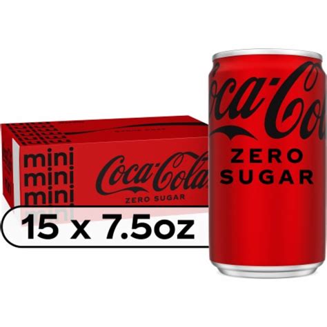 Coca Cola Zero Sugar Soda Mini Cans Pk Fl Oz King Soopers