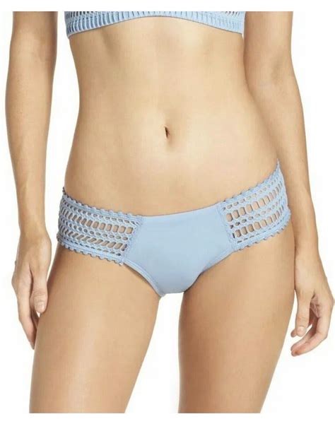 New Robin Piccone Sophia Crochet Hipster Bikini Bottom M Ebay