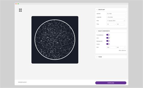 Free Star Map Generator Create Memorable Products Ddnd Didiendo