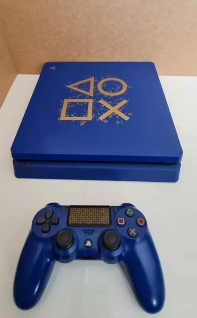 Ps Slim Gb Days Of Play Limited Edition Console Blue Playstation