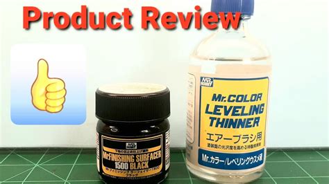 Mr Hobby Mr Finishing Surfacer And Mr Color Leveling Thinner Review How