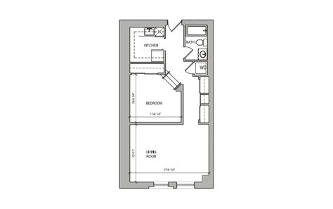 Alcove Studio Floor Plan - floorplans.click