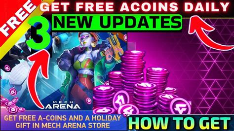 Get Free A Coins Daily Mech Arena New Update Mech Arena Free Acoins