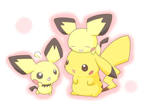 Cute Pichu Pikachu Pokemon Wallpaper Wallpaper Pokemon