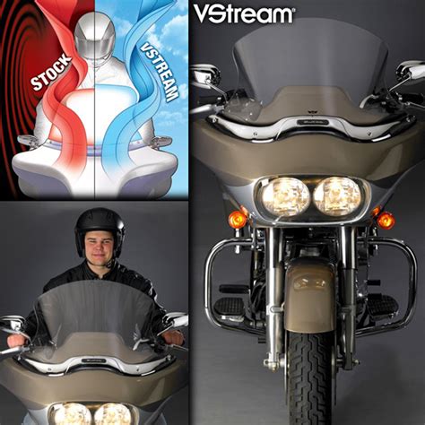 National Cycle N20422 VStream Touring Windshield For Harley FLTR 1998