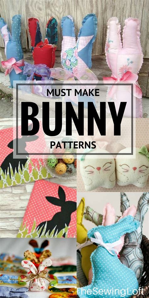 Free Easter Bunny Patterns To Sew Tejayhussam