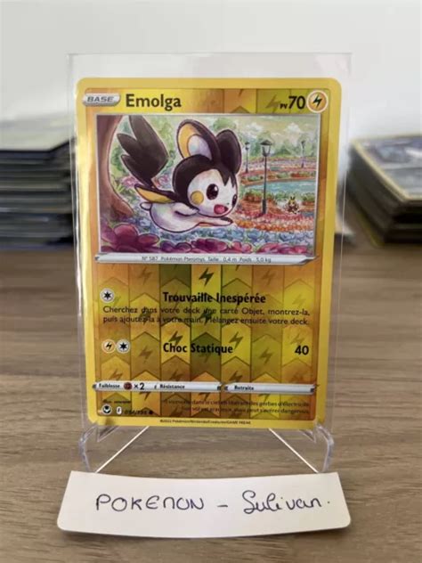 Carte Pokemon Emolga Reverse Ep E Et Bouclier Eb Fr Neuf