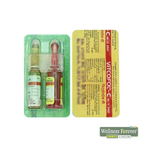 Vitcofol C Inj Vial Upto 5500 Off Wellness Forever