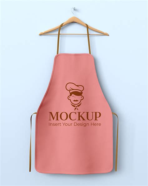 Free Apron Mockup PSD Behance