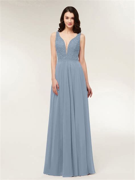 Babaroni Modesty Dusty Blue Bridesmaid Dresses Rust Bridesmaid Dress