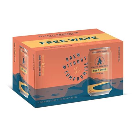 Athletic Brewing Co. Free Wave Hazy IPA 6-12oz Cans :: Non-Alcoholic Beer