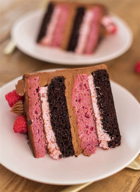 Raspberry Chocolate Truffle Cake With Chocolate Ganache Cake By Courtney