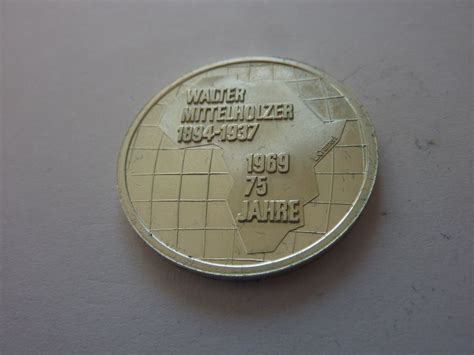 Silbermedaille Jahre Walter Mittelholzer Kaufen Auf Ricardo