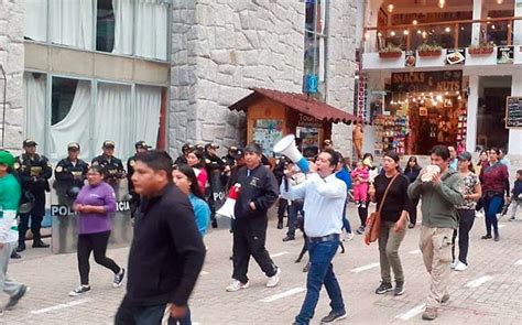 Inicia Paro Indefinido En Machu Picchu Y Cusco Contra Ministerio De