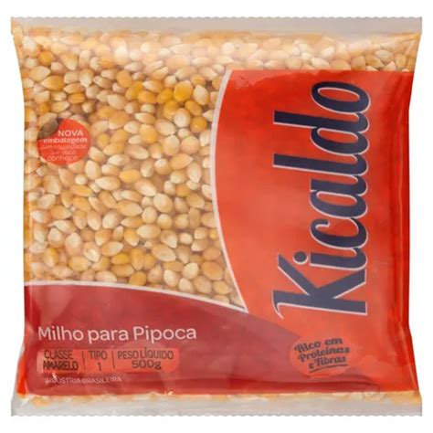 Milho Para Pipoca Tipo Kicaldo Pacote G Mercadolivre