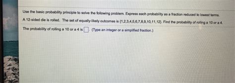 Solved Use The Basic Probability Principle To Solve The Chegg