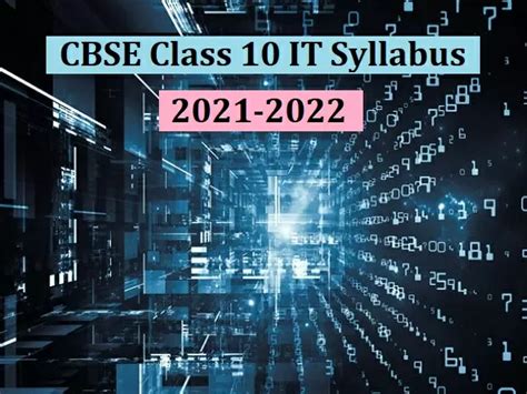 Cbse Class Th It Syllabus For Term Exam With Sample