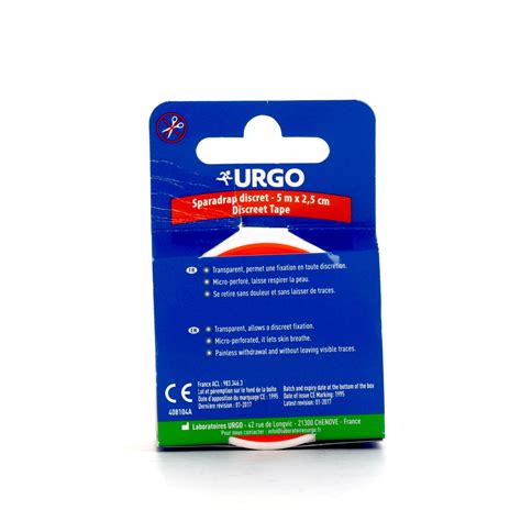 Sparadrap UrgoPlastic Transparent