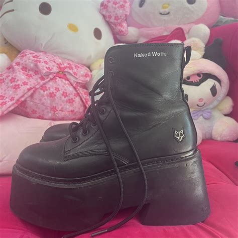 Naked Wolfe Platform Boots Originally Worn A Depop