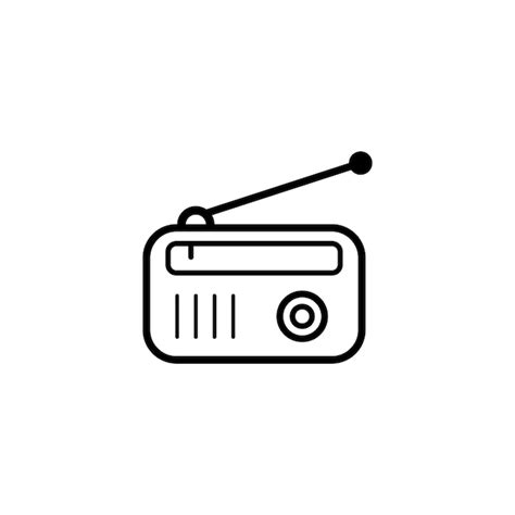 Icono De Radio Vector Premium