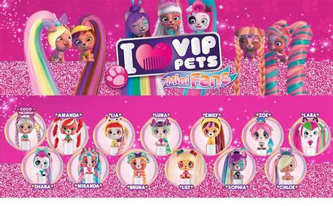 VIP PETS Mini Fans Mini Bambola Da Collezione Cagnolini A Sorpresa