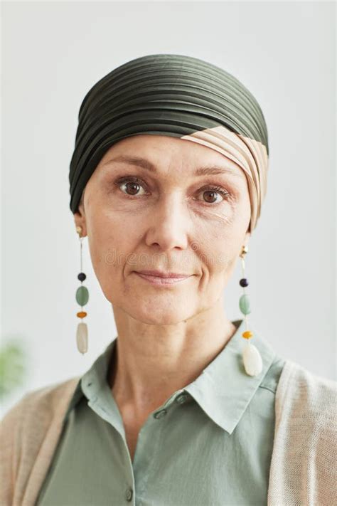 Portrait Of Woman Wearing Headscarf Stock Photo Image Of Hope