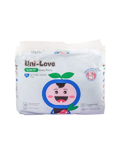 Uni Love Slim Fit Baby Pants Xl 30pcs Edamama