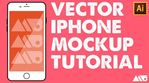 How To Draw A Vector Iphone Mockup In Adobe Illustrator Tutorial Youtube