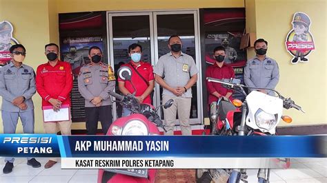 Serahkan Barang Bukti Sepeda Motor Hasil Tindak Kejahatan Kinerja