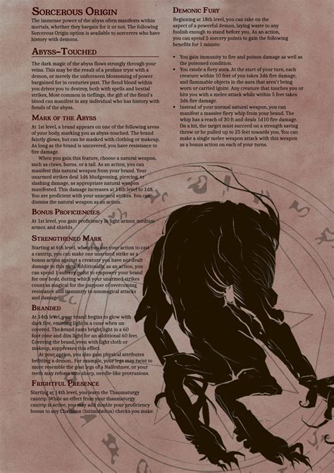 5e Sorcerer Guide Tasha Yoiki Guide