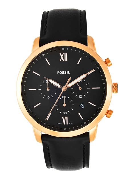 Buy Fossil Fs Neutra Chrono Black Watch For Men Online