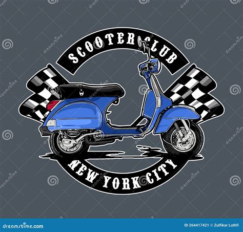 Scooter For Graphic Design Stock Vector Illustration Of Sign 264417421