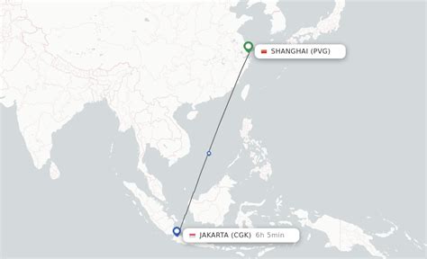 Direct Non Stop Flights From Shanghai To Jakarta Schedules