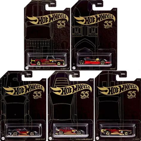 Kit C Hot Wheels Black And Yellow Mix Anos Parcelamento Sem Juros