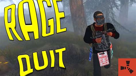 Rage Quit Rust Solo Survival Gameplay Youtube