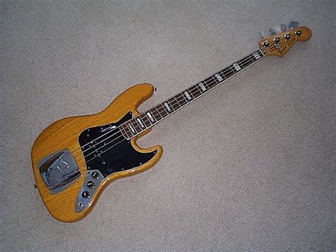 Fender Jazz Bass 1978 Natural Rosewood Reverb