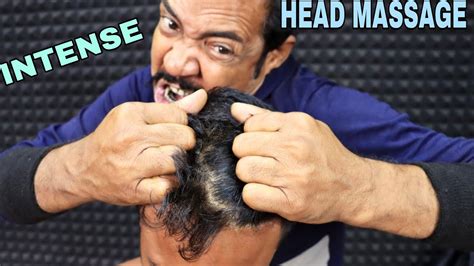 Stress Relief Head Massage By Asim Barber Satisfying Head Scratching