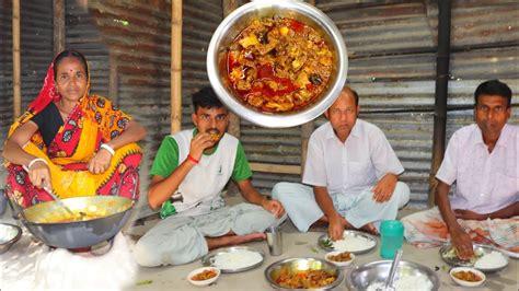 খাসির কষা মাংস রান্না করে জমিয়ে খেলাম বাড়িতে । Mutton Curry Cooking