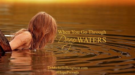 When You Go Through Deep Waters Dr Michelle Bengtson