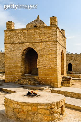 Ancient Stone Temple Of Atashgah Zoroastrian Place Of Fire Worship