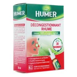 Humer Sinusite Spray Nasal Nez Tr S Bouch Soulage Et D Congestionne