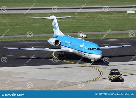 KLM Cityhopper Fokker 70 Editorial Image Image Of Dutch 207577105