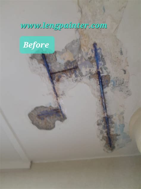 Partition Wall Ceiling Painting L Box Smooth Plaster Epoxy Coating