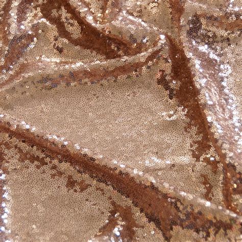 Champagne Color Mini Glitz Sequin Fabric