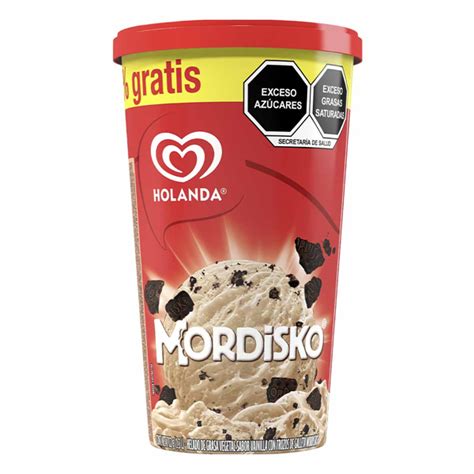 Holanda Helado Mordisko Sabor Vainilla Con Trozos De Galleta Desde