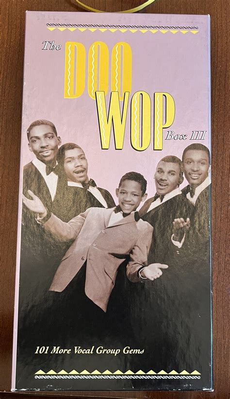 The Doo Wop Box III Vol 3 4 CD Set Rhino EBay