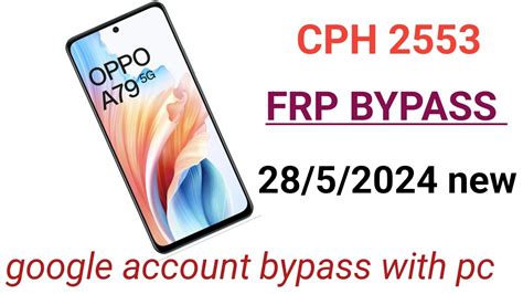 Oppo A G Frp Bypass Without Pc Google Account Bypass Cph