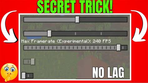 Apply This Setting Now To Fix Lag In Minecraft Pe How To Fix