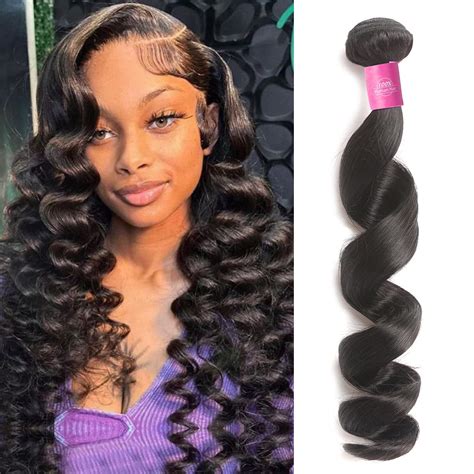 Amazon Loose Wave Bundles Human Hair 10A Brazilian Loose Wave