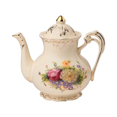 floral teapots